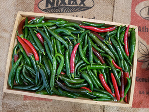 Chillies/red & green mix - spray free